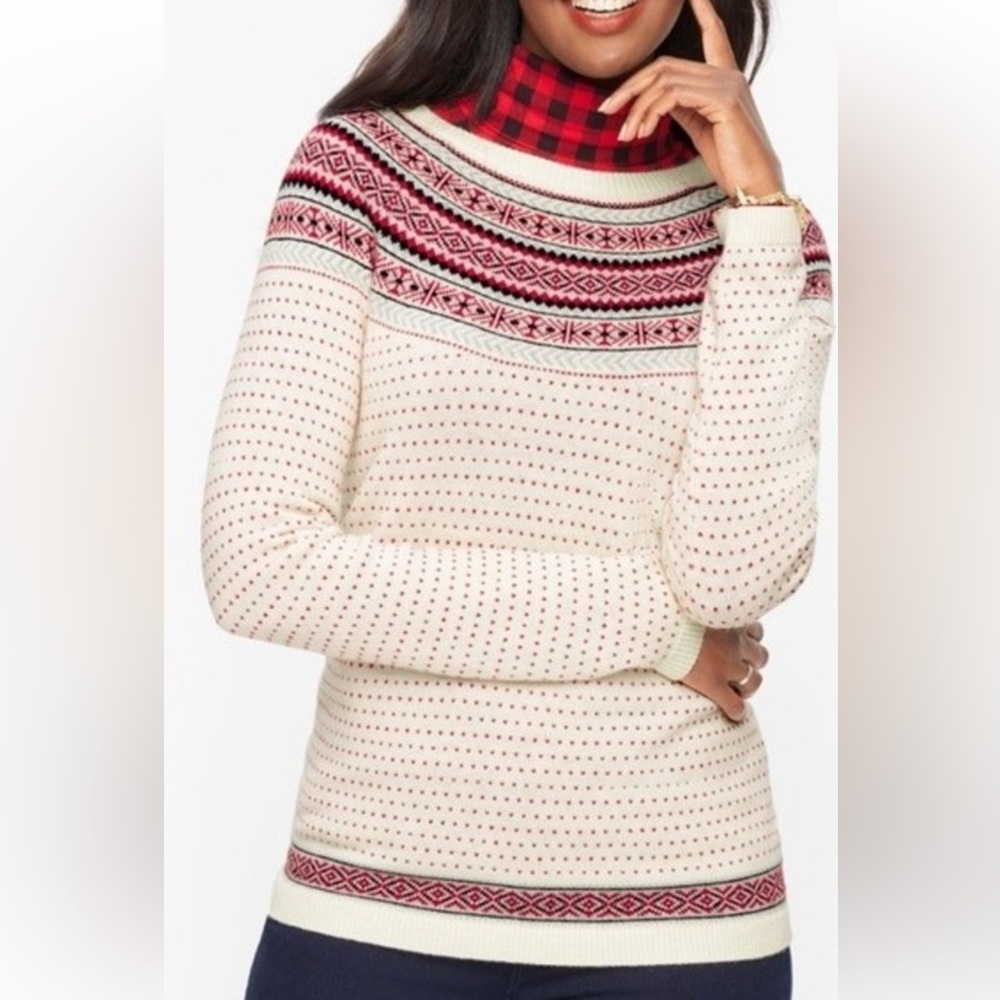 Talbots Nordic Sweater, Size S
